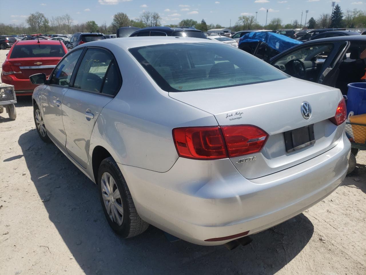 Photo 3 from auction – 2011 VOLKSWAGEN JETTA BASE with VIN 3VW2K7AJ0BM308754