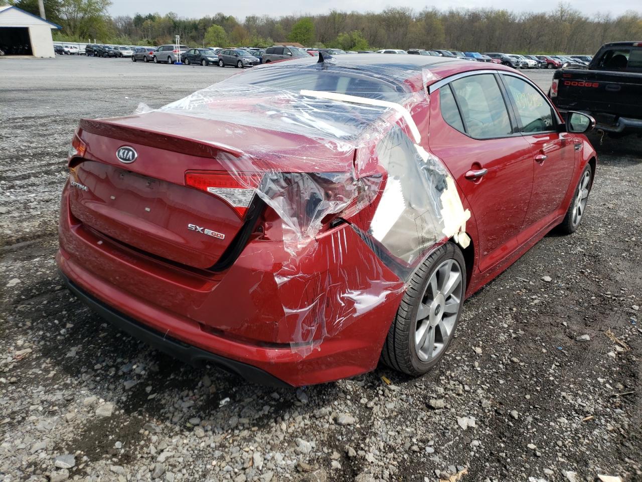 Photo 4 from auction – 2012 KIA OPTIMA SX with VIN 5XXGR4A63CG087801