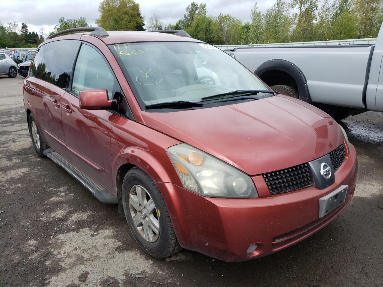 Photo 9 from auction – 2004 NISSAN QUEST with VIN 5N1BV28U44N344027