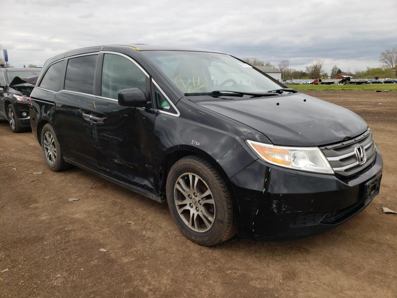 HONDA ODYSSEY EX 2013 with VIN 5FNRL5H62DB057358 - Photo from auction