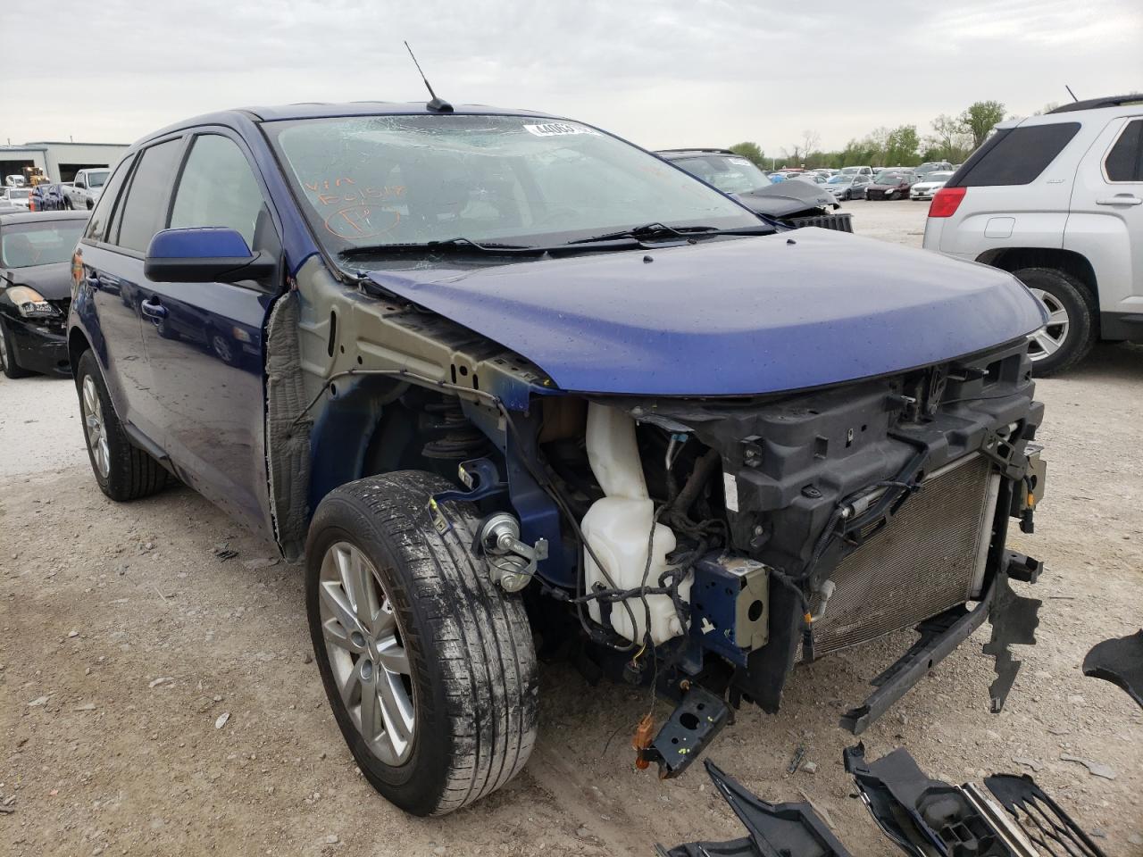 FORD EDGE SEL 2013 with VIN 2FMDK3JC8DBB01518 - Photo from auction