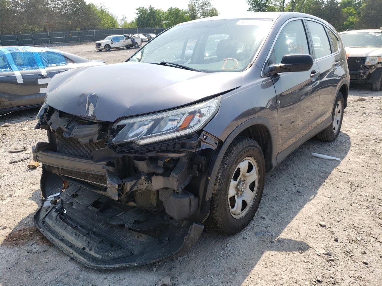 Photo 2 from auction – 2016 HONDA CR-V LX with VIN 2HKRM3H30GH540828
