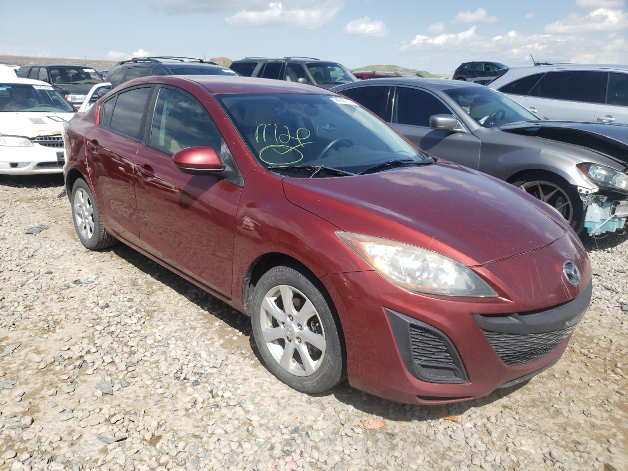 MAZDA 3 I 2010 with VIN JM1BL1SF2A1329611 - Photo from auction