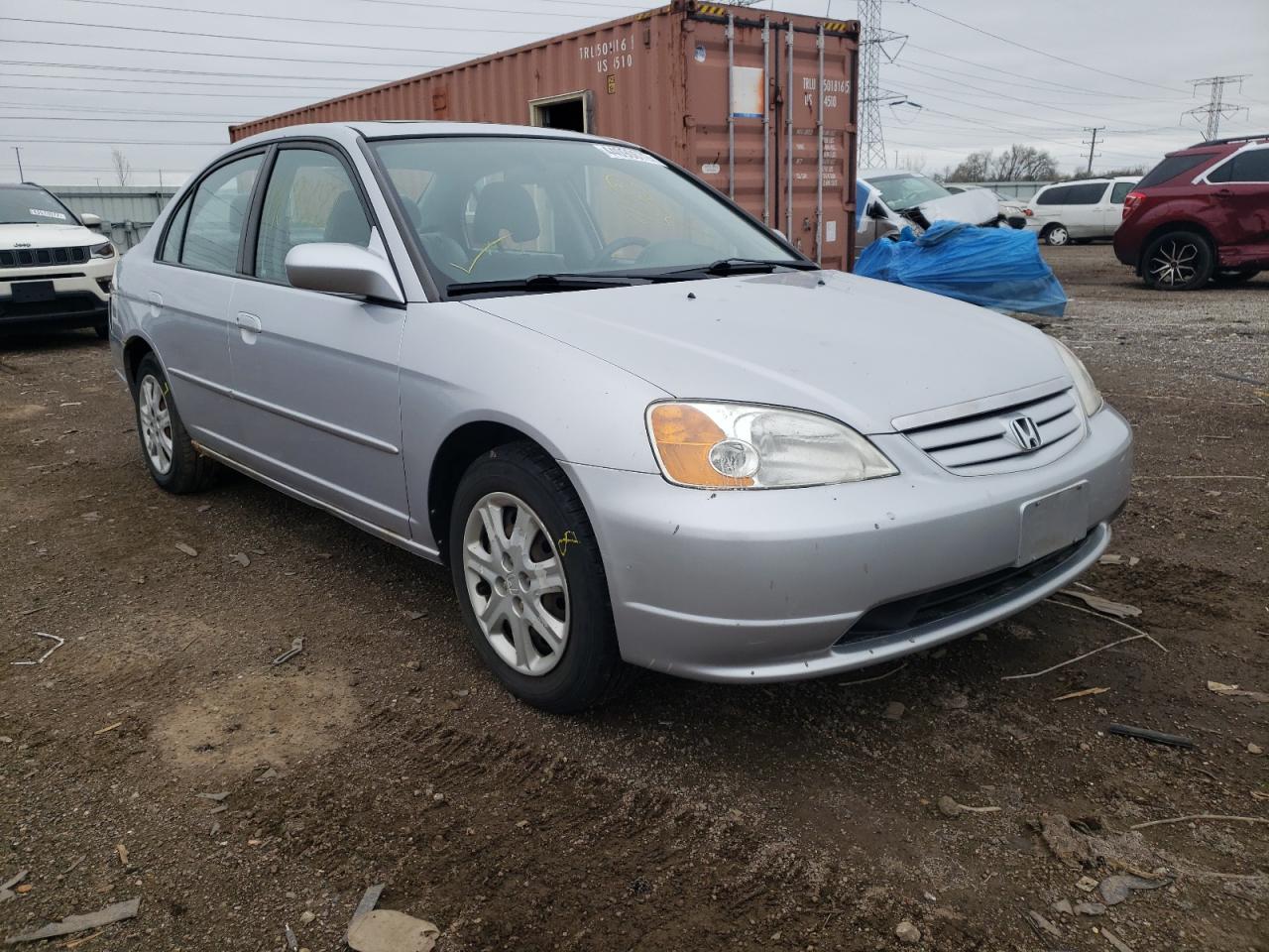 HONDA CIVIC EX 2003 with VIN 1HGES26703L011312 - Photo from auction