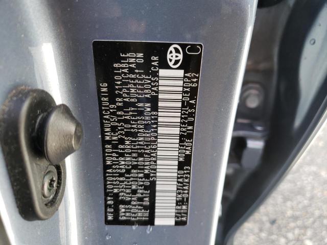 Photo 10 from auction – 2020 TOYOTA COROLLA L with VIN 5YFDPRAE6LP014118