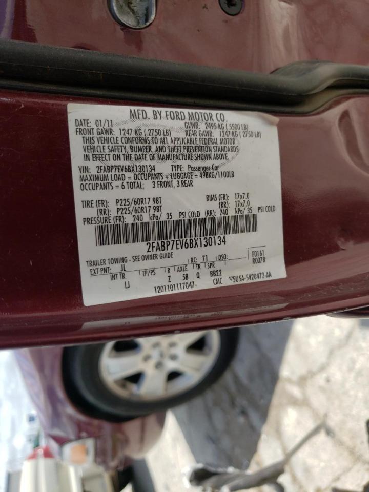 Photo 10 from auction – 2011 FORD CROWN VICT with VIN 2FABP7EV6BX130134