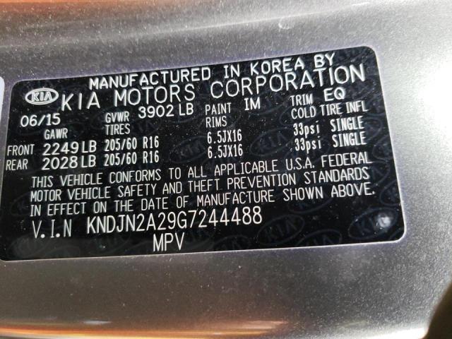 Photo 10 from auction – 2016 KIA SOUL with VIN KNDJN2A29G7244488