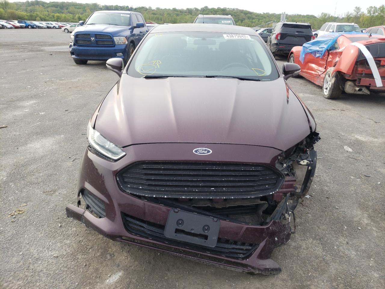 Photo 9 from auction – 2013 FORD FUSION SE with VIN 3FA6P0H70DR103597