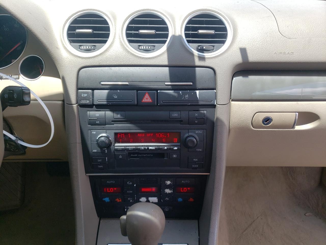 Photo 9 from auction – 2004 AUDI A4 1.8 CAB with VIN WAUAC48H14K017846