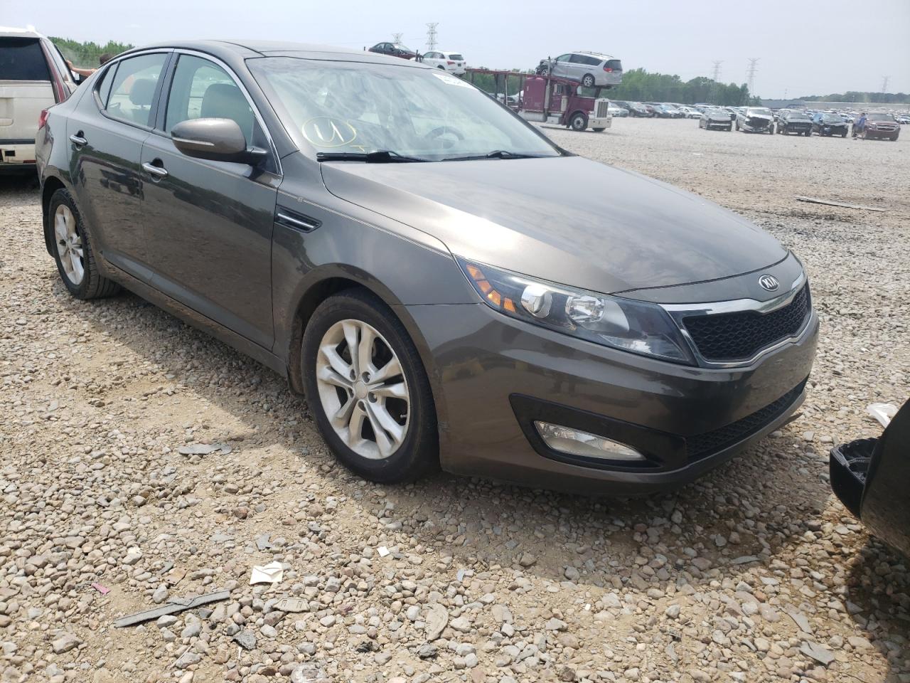 KIA OPTIMA EX 2013 with VIN 5XXGN4A77DG181699 - Photo from auction