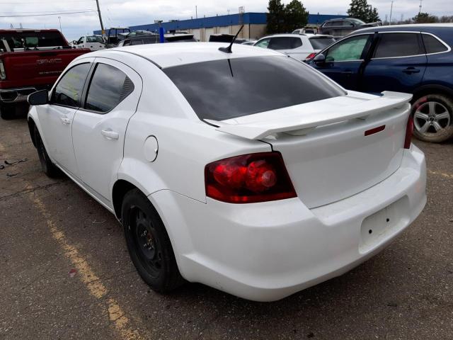 Photo 3 from auction – 2013 DODGE AVENGER SX with VIN 1C3CDZCB6DN594545