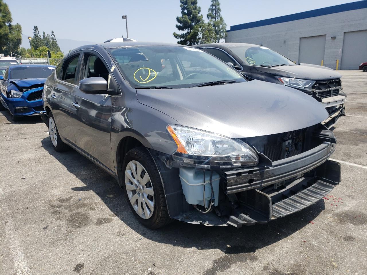 Photo 1 from auction – 2015 NISSAN SENTRA S with VIN 3N1AB7AP3FY267668