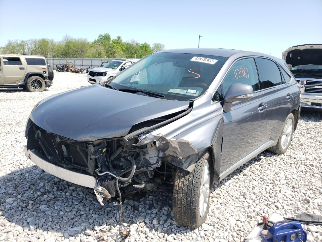 Photo 2 from auction – 2012 LEXUS RX 450 with VIN JTJZB1BA3C2006166