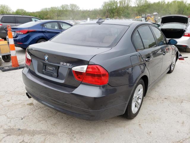 Photo 4 from auction – 2008 BMW 328 I with VIN WBAVA37538NL54953