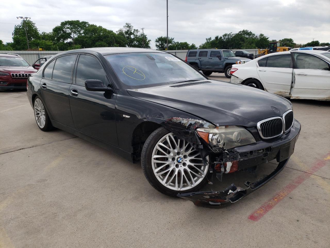 Photo 9 from auction – 2007 BMW 750 with VIN WBAHN83567DT71027