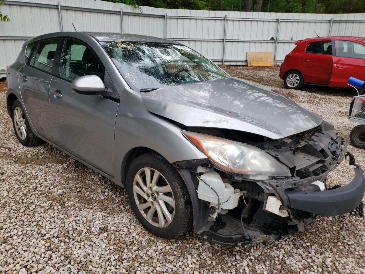 MAZDA 3 I 2013 with VIN JM1BL1L7XD1711767 - Photo from auction