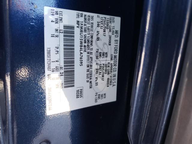 Zdjęcie 10 z aukcji – 2004 FORD EXPEDITION z VIN 1FMRU15W84LA76595