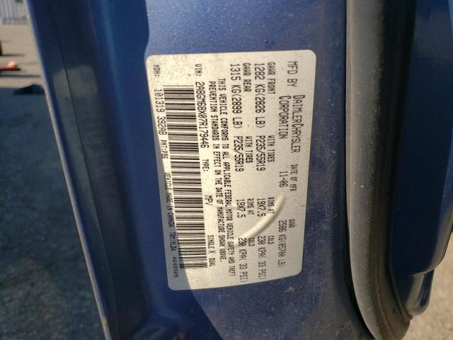 Photo 10 from auction – 2007 CHRYSLER PACIFICA T with VIN 2A8GM68X07R179446