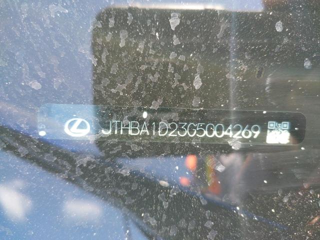 Photo 10 from auction – 2016 LEXUS IS 200T with VIN JTHBA1D23G5004269