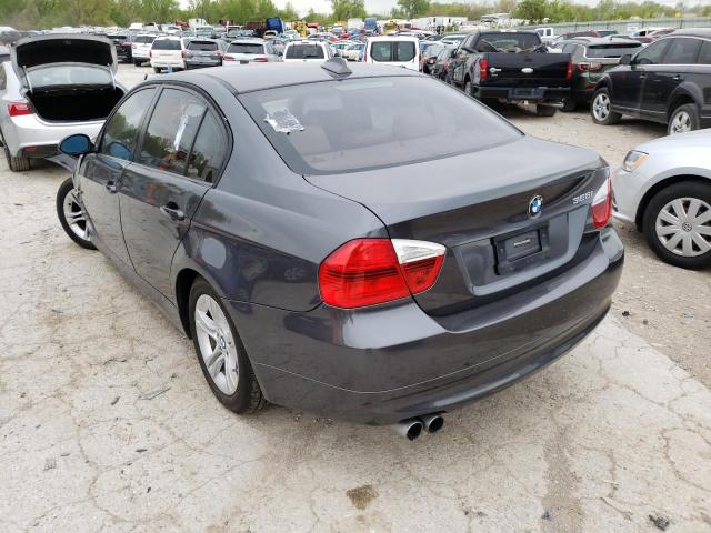 Photo 3 from auction – 2008 BMW 328 I with VIN WBAVA37538NL54953