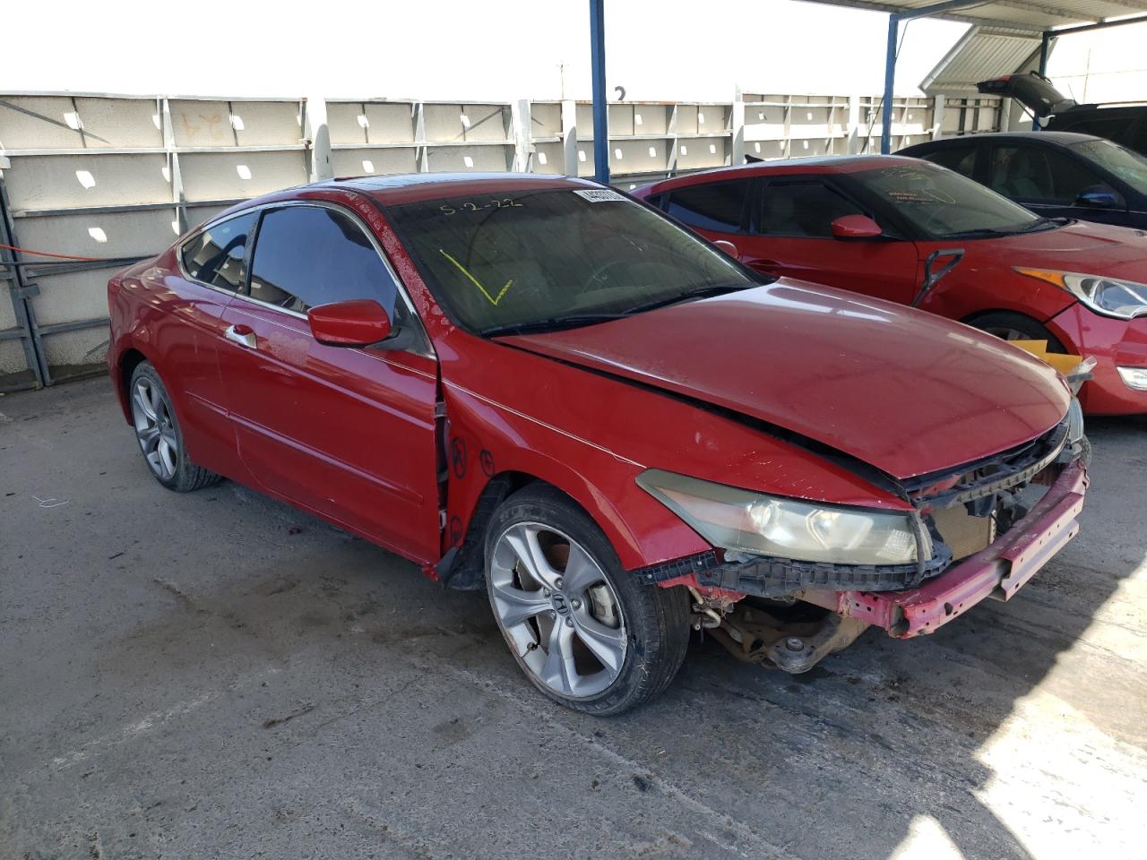 HONDA ACCORD EXL 2012 with VIN 1HGCS2B80CA007309 - Photo from auction