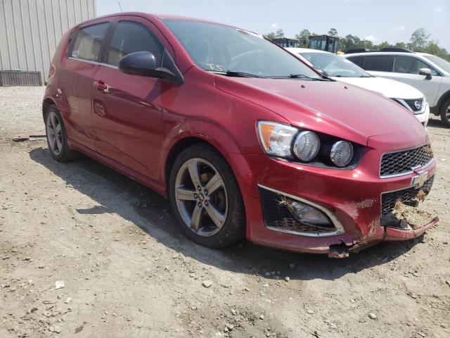 CHEVROLET SONIC RS 2014 with VIN 1G1JH6SB8E4145360 - Photo from auction