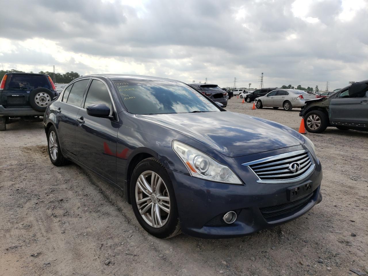 INFINITI G37 BASE 2013 with VIN JN1CV6AP2DM718762 - Photo from auction
