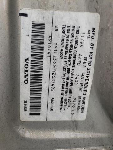 Photo 10 from auction – 2000 VOLVO V70 XC with VIN YV1LZ56D0Y2685492