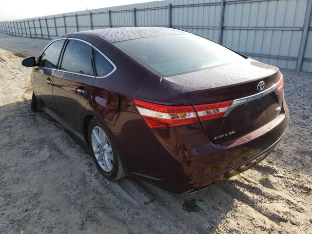 Photo 3 from auction – 2014 TOYOTA AVALON BAS with VIN 4T1BK1EB1EU100199