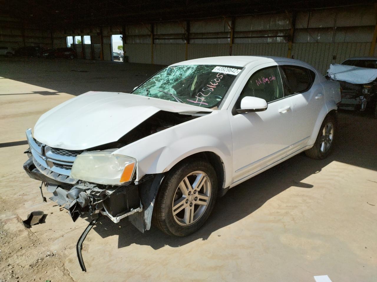 Photo 2 from auction – 2012 DODGE AVENGER SX with VIN 1C3CDZCB8CN168077