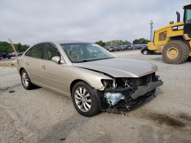 HYUNDAI AZERA SE 2008 with VIN KMHFC46F88A321502 - Photo from auction