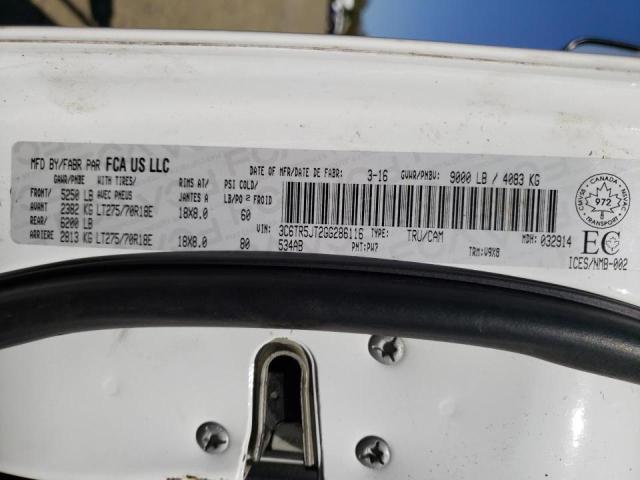 Photo 10 from auction – 2016 RAM 2500 SLT with VIN 3C6TR5JT2GG286116
