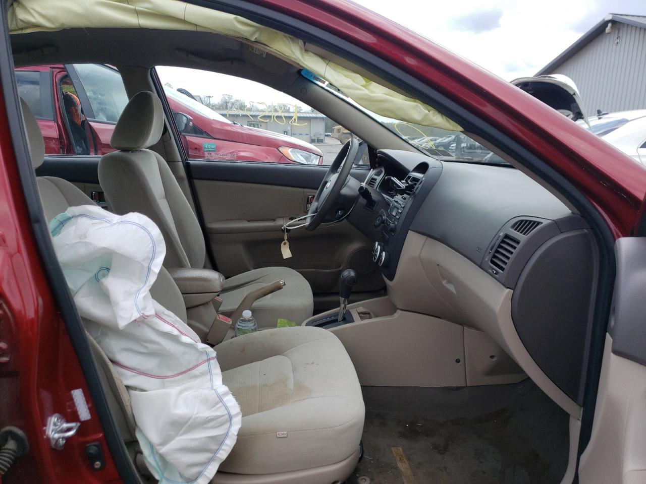 Photo 5 from auction – 2008 KIA SPECTRA EX with VIN KNAFE121785543218