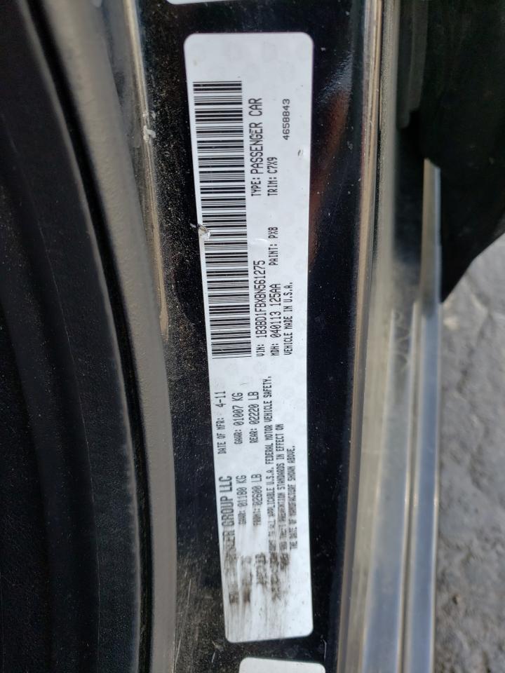Photo 10 from auction – 2011 DODGE AVENGER MA with VIN 1B3BD1FBXBN561275