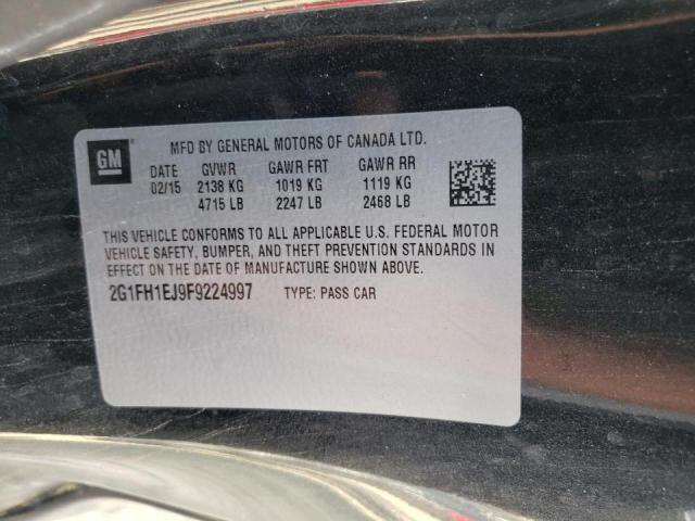 Photo 10 from auction – 2015 CHEVROLET CAMARO SS with VIN 2G1FH1EJ9F9224997