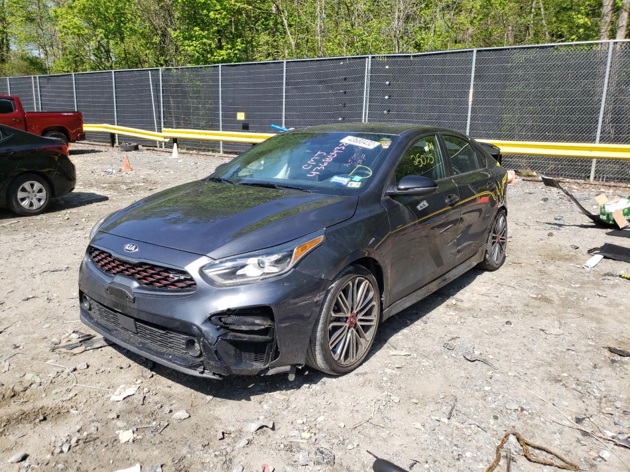 Photo 2 from auction – 2021 KIA FORTE GT with VIN 3KPF44AC1ME367288