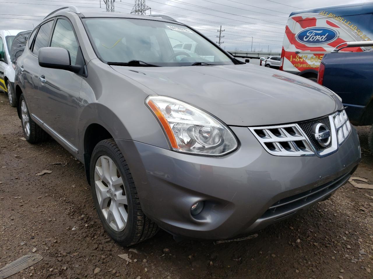 NISSAN ROGUE S 2011 with VIN JN8AS5MV3BW674262 - Photo from auction