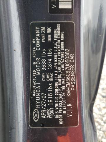 Photo 10 from auction – 2007 HYUNDAI ACCENT GS with VIN KMHCM36C97U050382