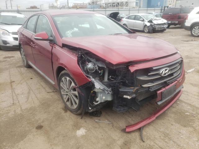 HYUNDAI SONATA SPO 2016 with VIN 5NPE34AFXGH341362 - Photo from auction