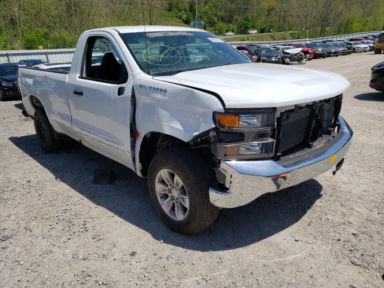Photo 1 from auction – 2021 CHEVROLET SILVERADO with VIN 3GCNWAEF8MG277844