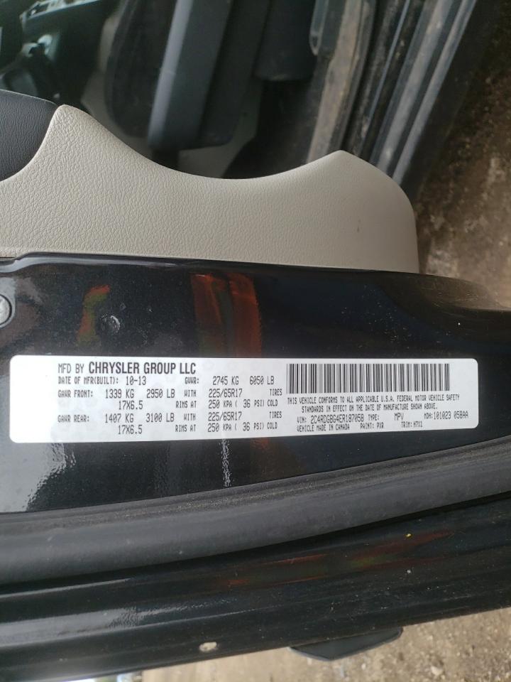 Photo 10 from auction – 2014 DODGE GRAND CARA with VIN 2C4RDGBG4ER187058