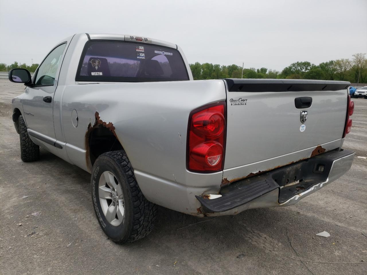 Photo 3 from auction – 2007 DODGE RAM 1500 S with VIN 1D7HA16K47J520601