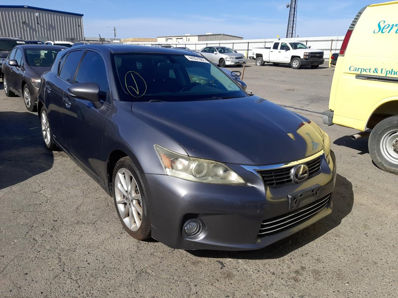 LEXUS CT 200 2012 with VIN JTHKD5BH3C2072945 - Photo from auction