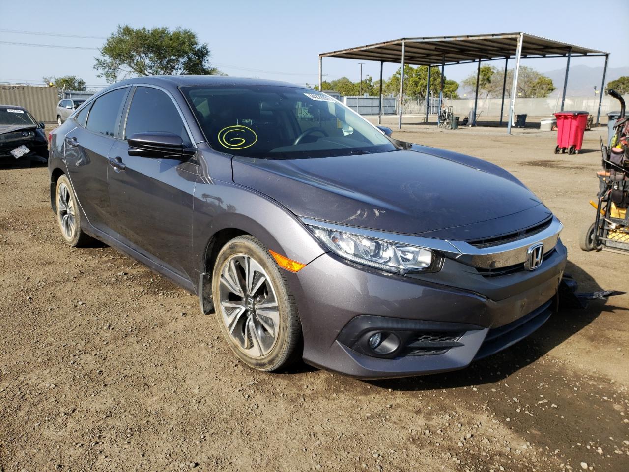 Photo 1 from auction – 2018 HONDA CIVIC EX with VIN JHMFC1F39JX018318