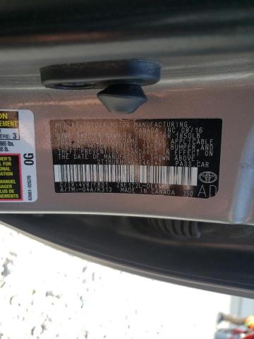 Photo 10 from auction – 2016 TOYOTA COROLLA L with VIN 2T1BURHE4GC746047