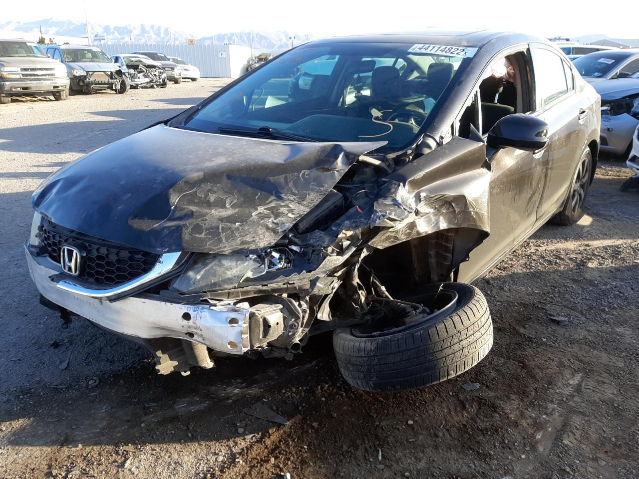 Photo 2 from auction – 2013 HONDA CIVIC EX with VIN 19XFB2F81DE066373