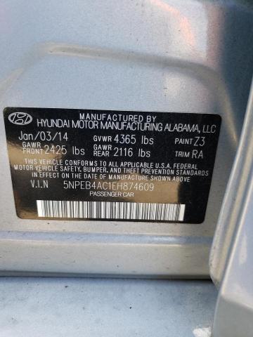 Photo 10 from auction – 2014 HYUNDAI SONATA GLS with VIN 5NPEB4AC1EH874609