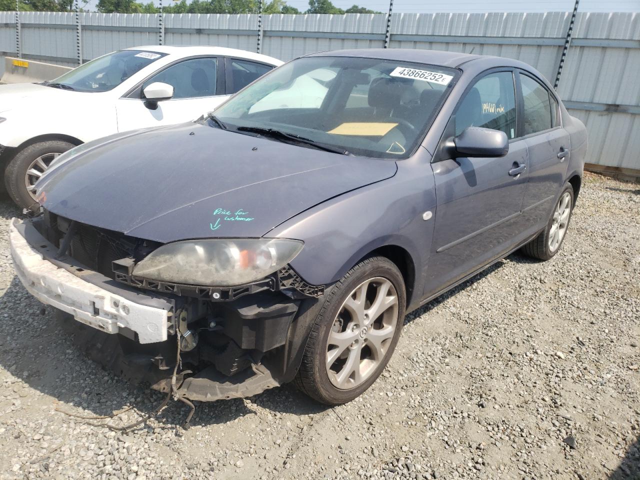 Photo 2 from auction – 2009 MAZDA 3 I with VIN JM1BK32F391230418