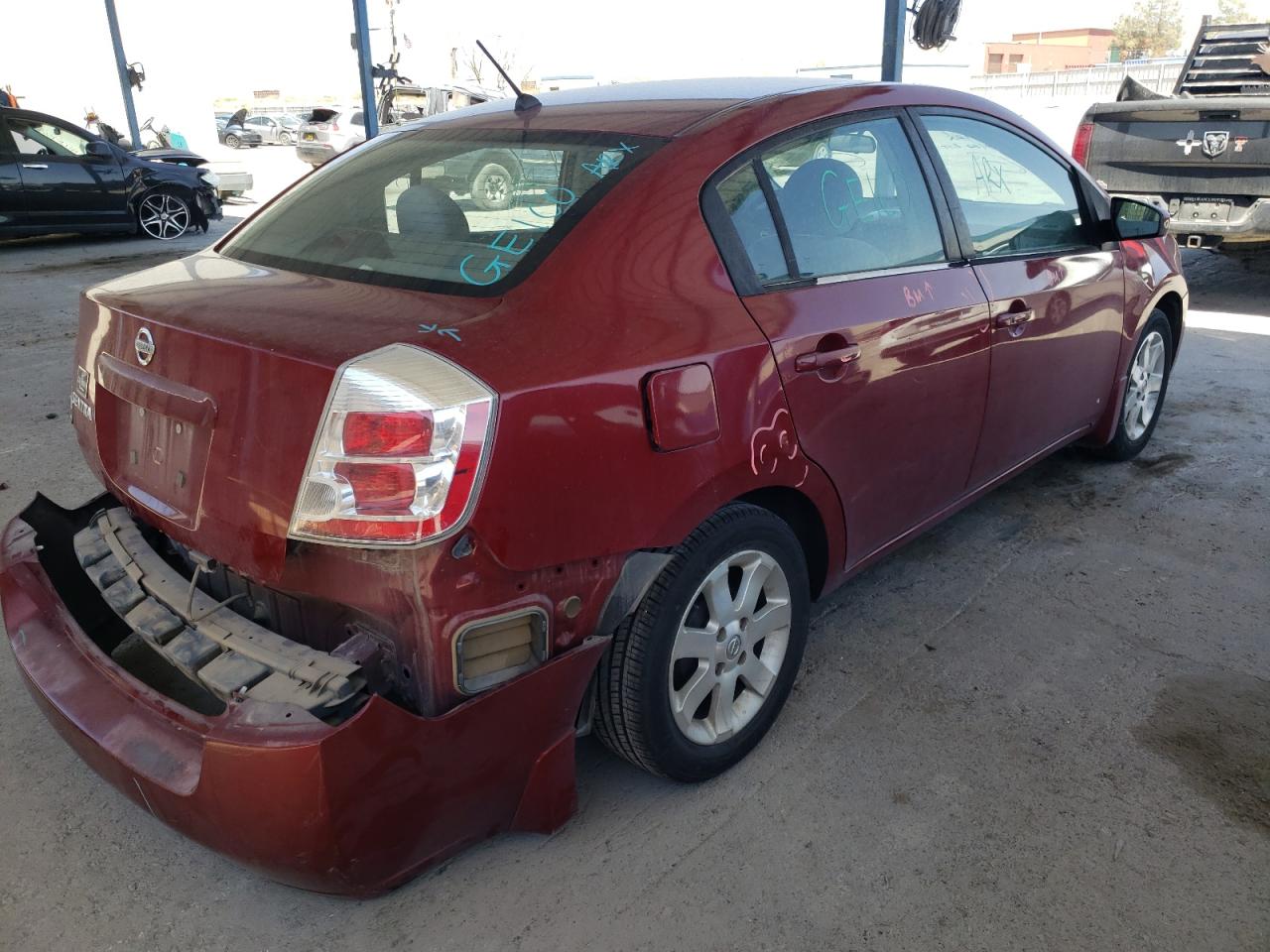 Photo 4 from auction – 2008 NISSAN SENTRA 2.0 with VIN 3N1AB61E98L721348