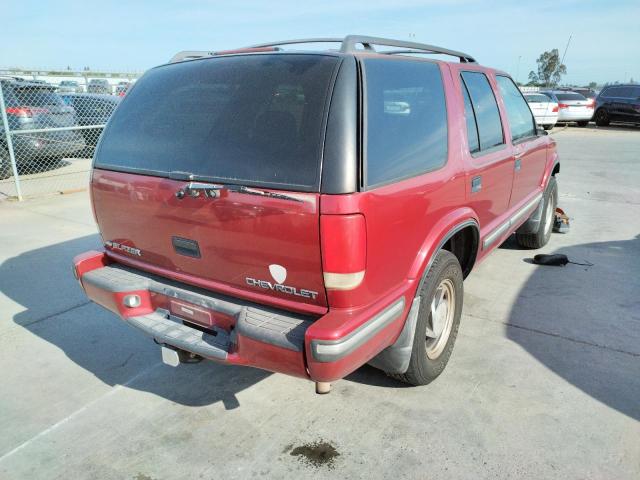 Photo 4 from auction – 1998 CHEVROLET BLAZER with VIN 1GNDT13W9W2266698